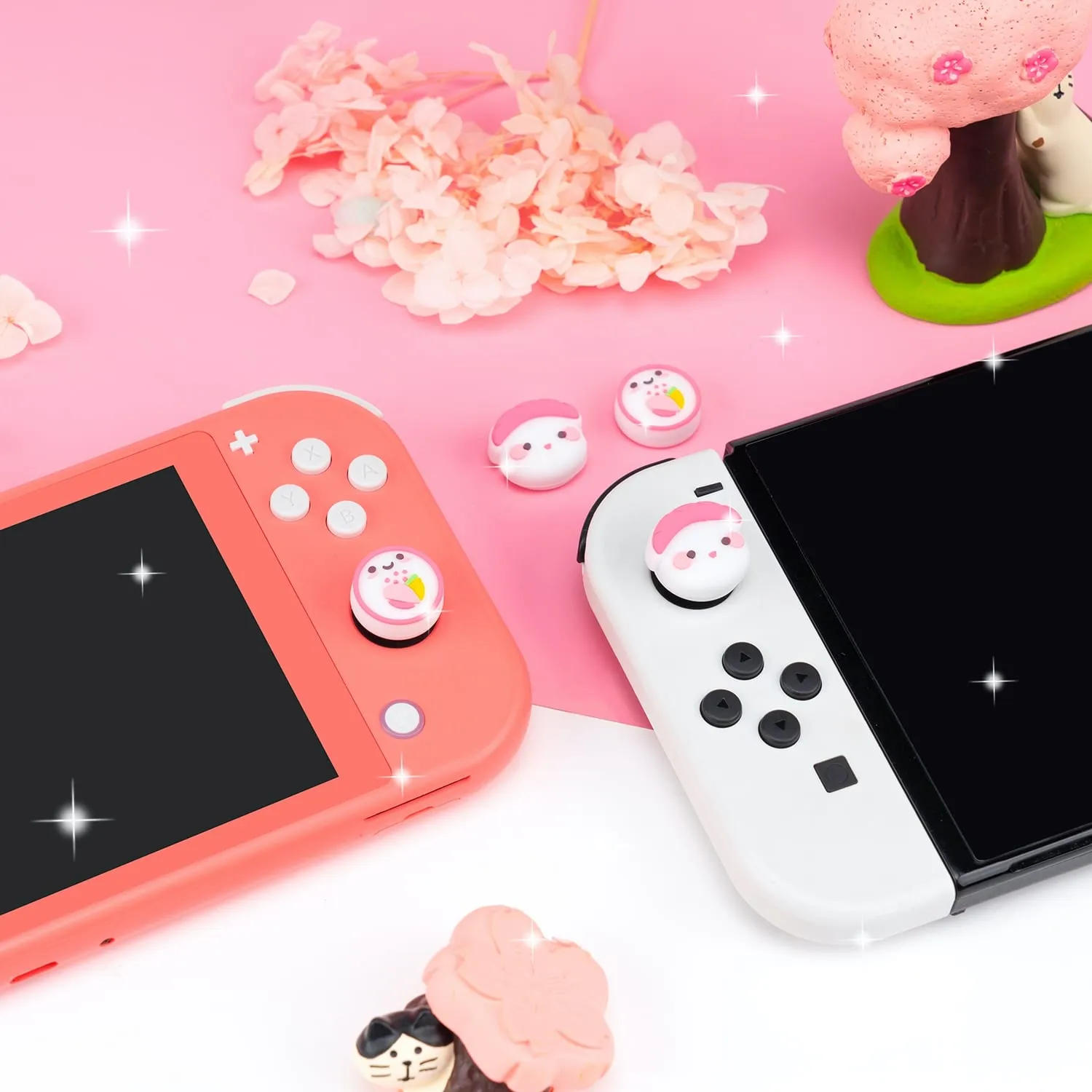 Sushi Thumb Grips - Cute Food Nintendo Switch Standard Lite OLED