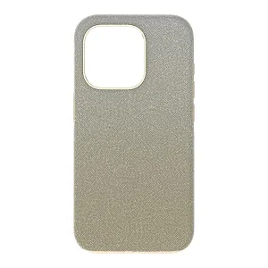 Swarovski Part of the High Collection Unisex Gold-Tone Ombre Crystals High Smartphone Apple iPhone 15 Pro Case - 5680856