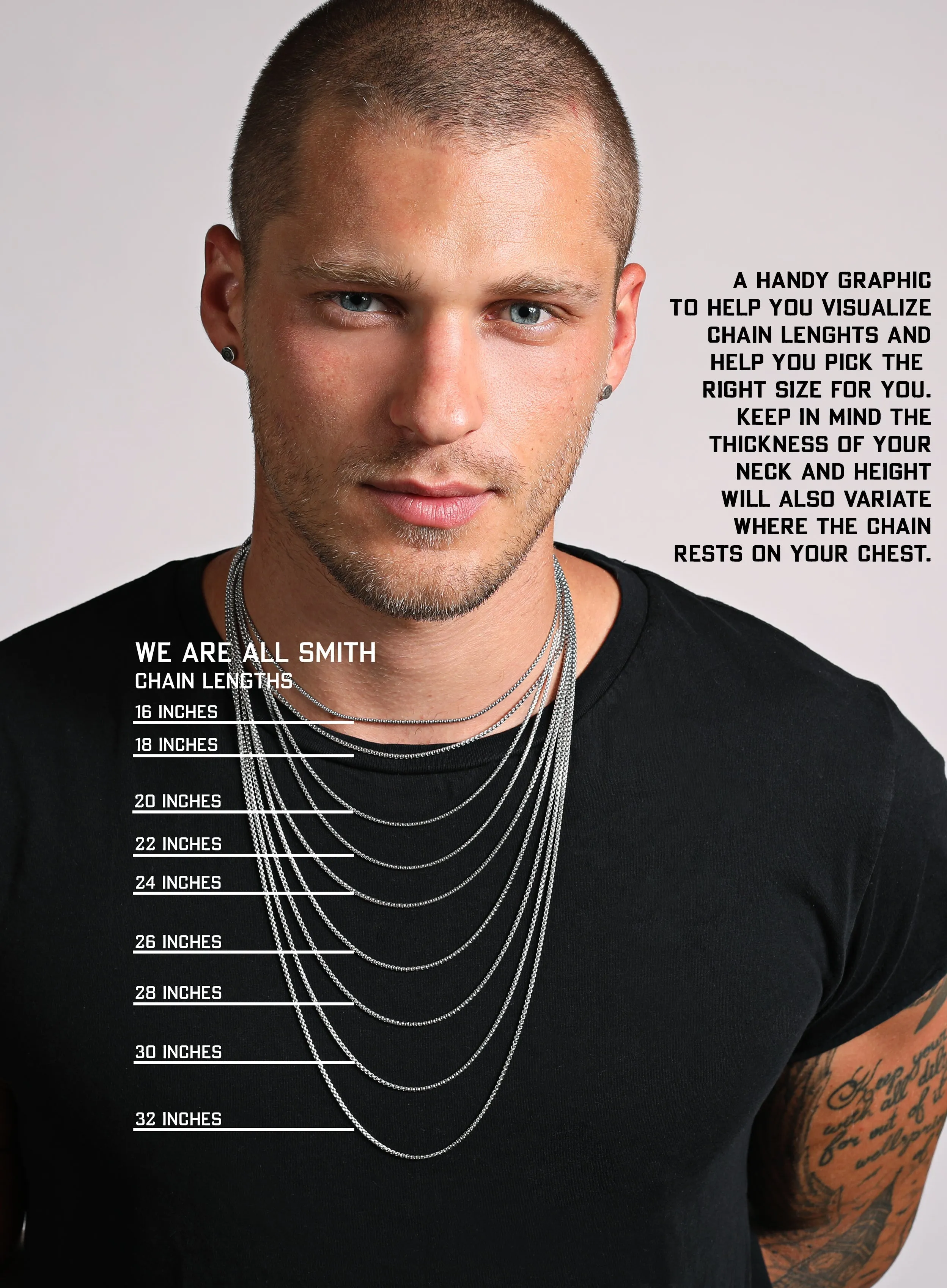Sweatproof   Waterproof Men's Nail Cross Necklace
