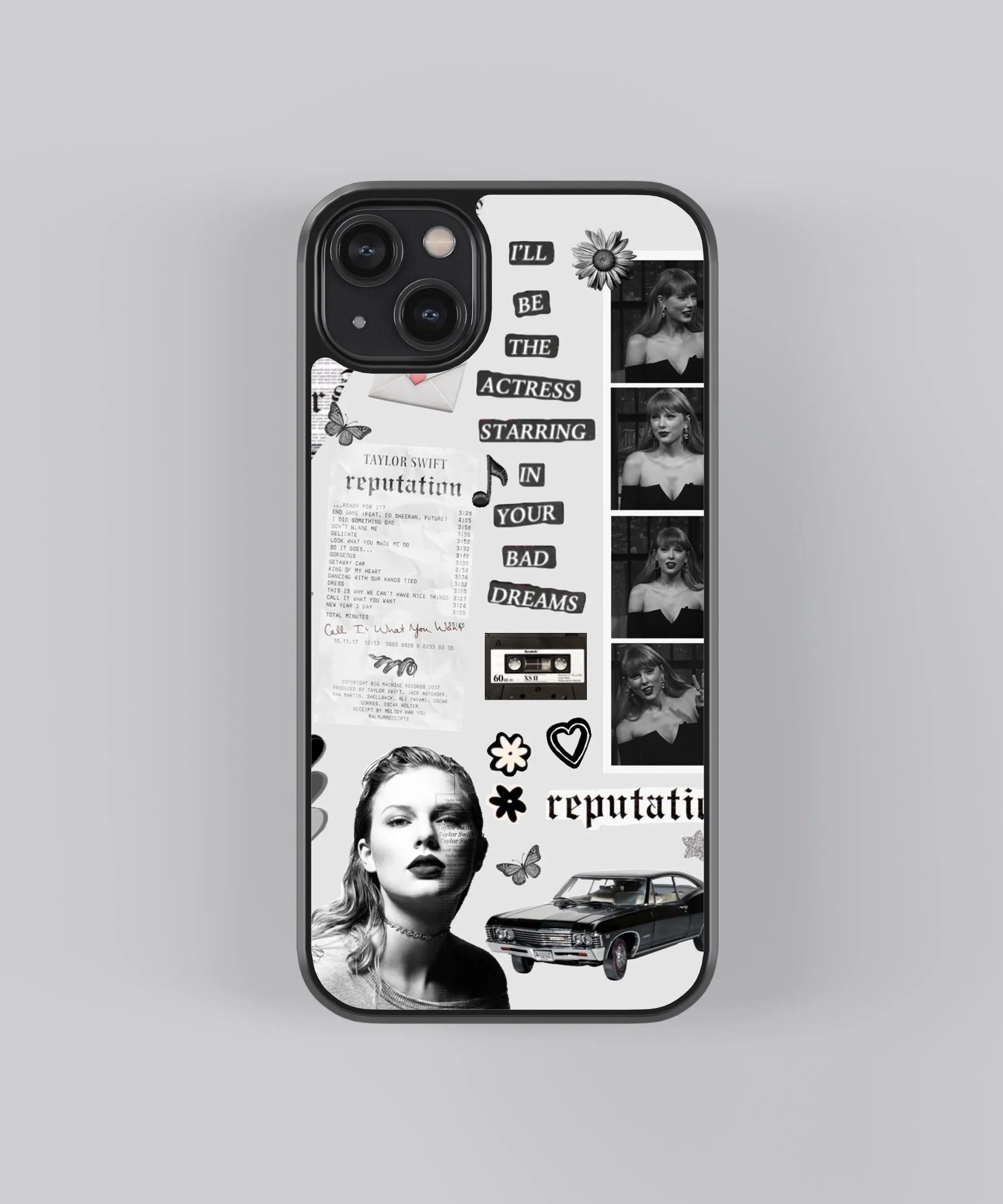 Taylor Swift Bad Dreams Spotify Glass Phone Case Cover