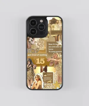 Taylor Swift Pop Culture Vintage Glass Phone Case