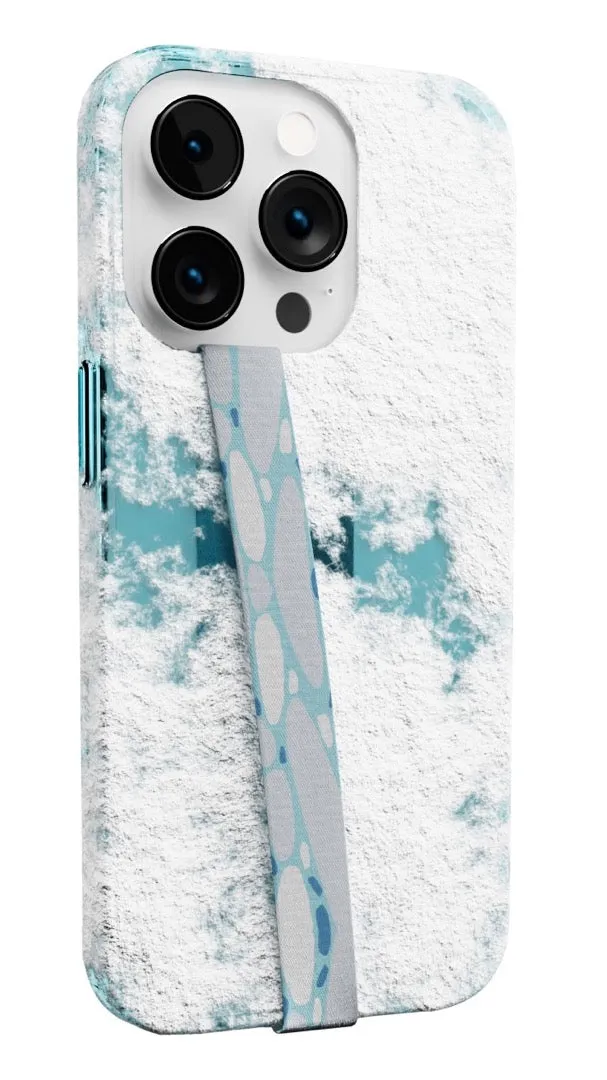 Terrazzo Blue Phone Strap