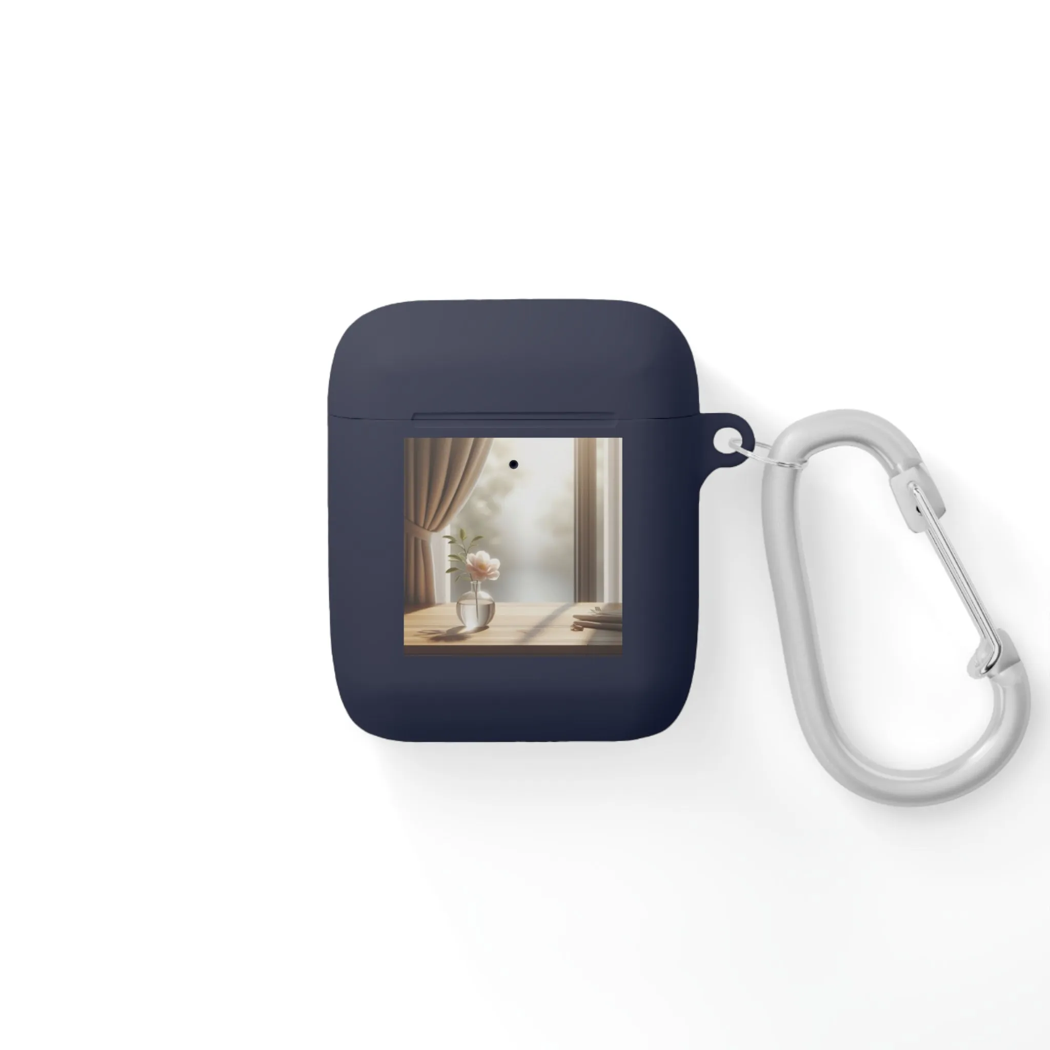 The flower in a pot outside the window is minimal  AirPods Case Cover