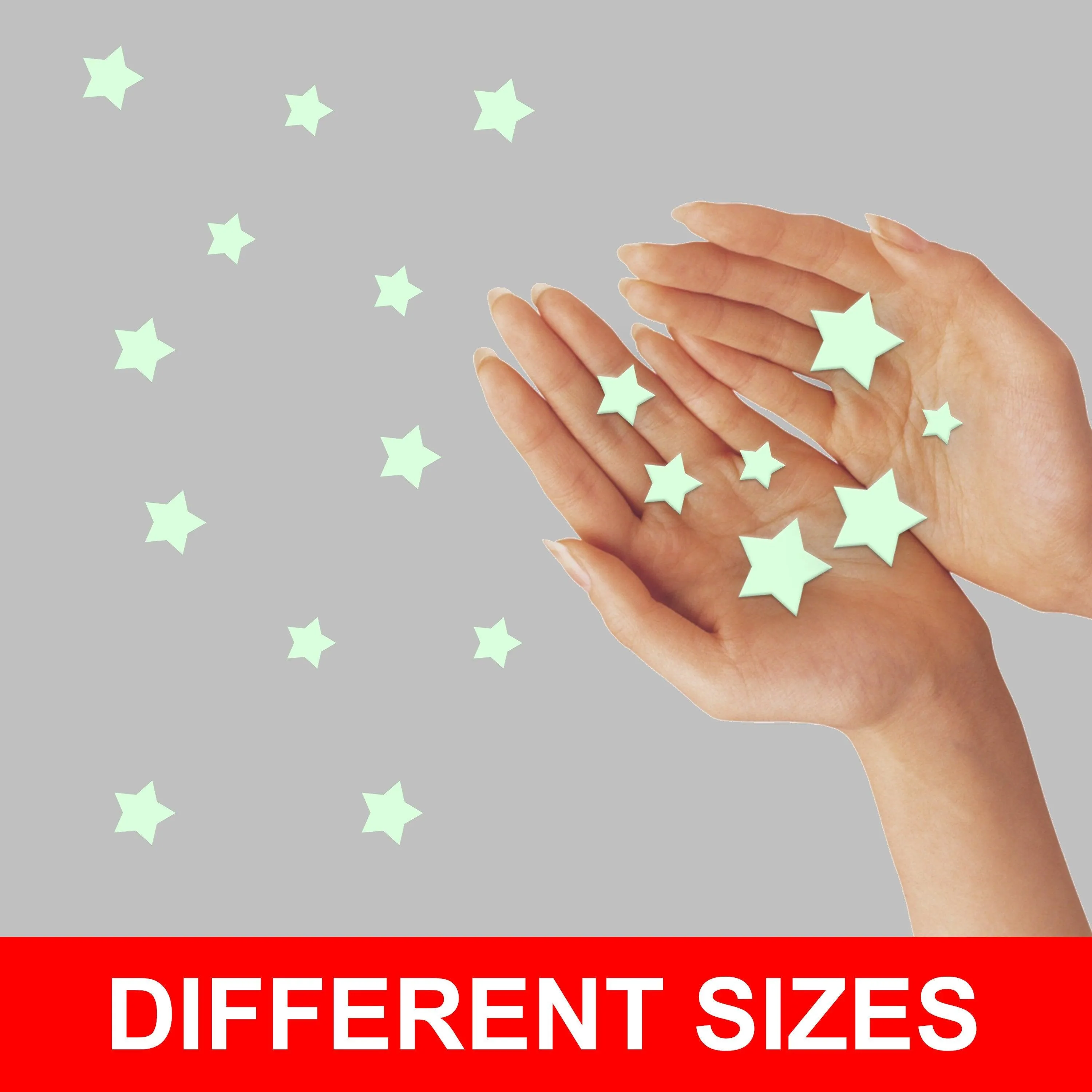 The Glowing Moon Decal - Glow In The Dark Stars Stickers