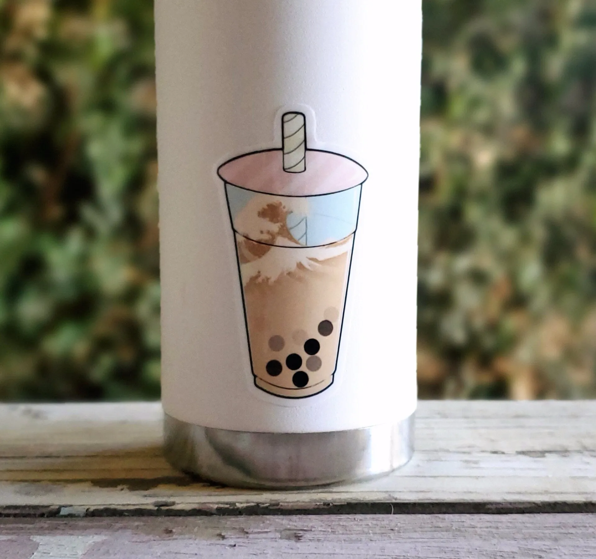 The Great Wave Boba Sticker