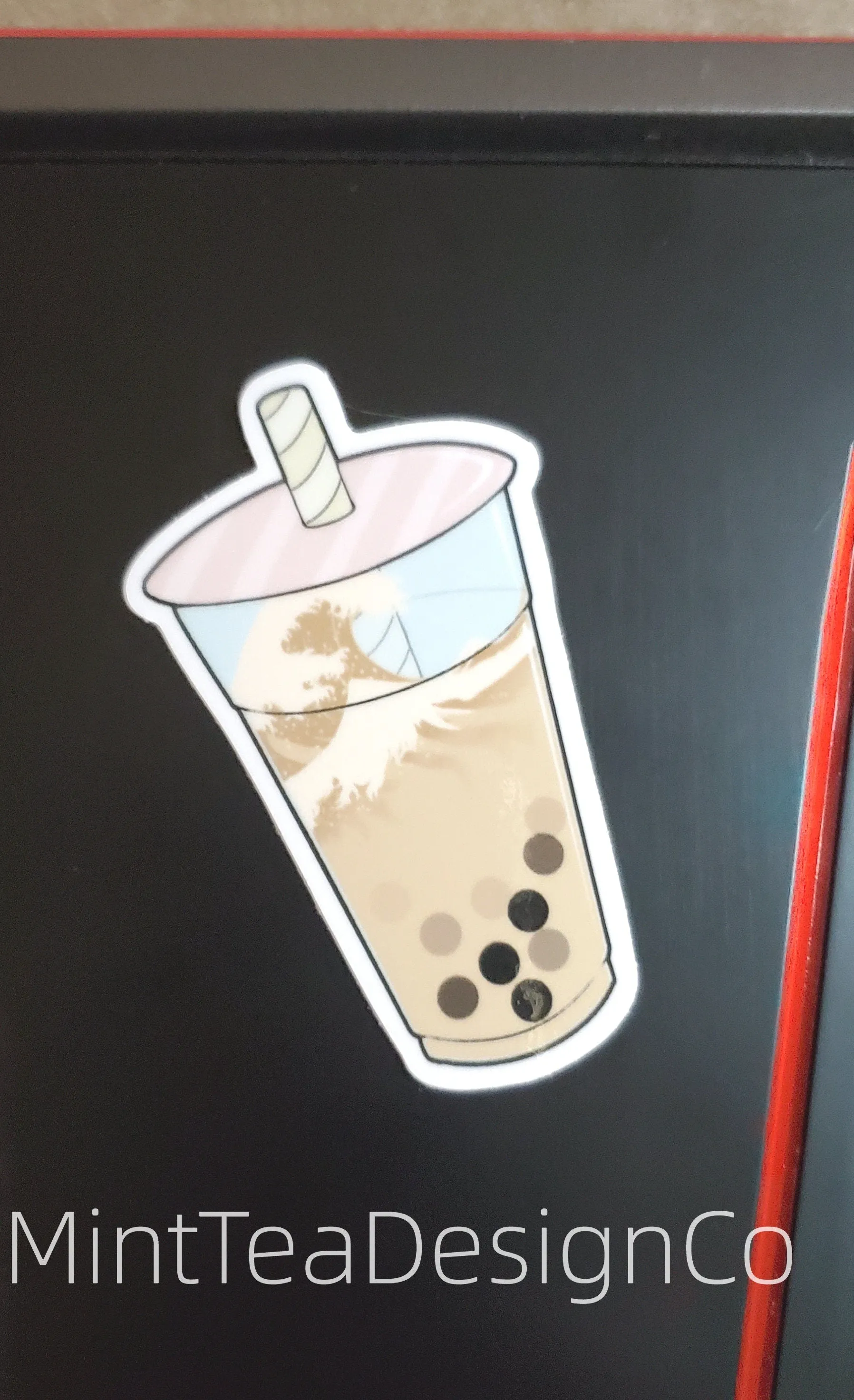 The Great Wave Boba Sticker