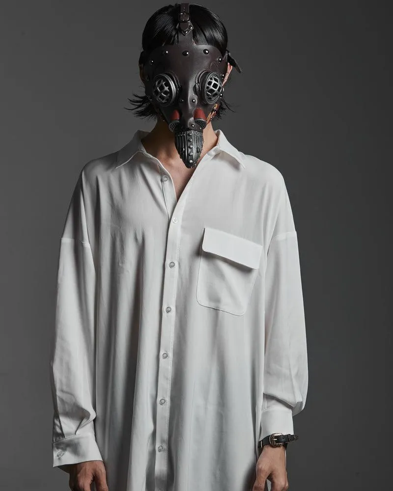 The Night Of Crow Punk Leather Mask