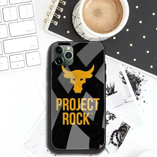 The Rock Dwayne Johnson UA Phone Case Tempered Glass For iPhone