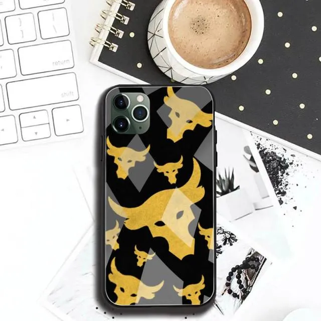 The Rock Dwayne Johnson UA Phone Case Tempered Glass For iPhone