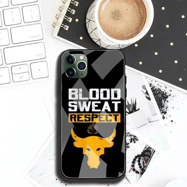 The Rock Dwayne Johnson UA Phone Case Tempered Glass For iPhone