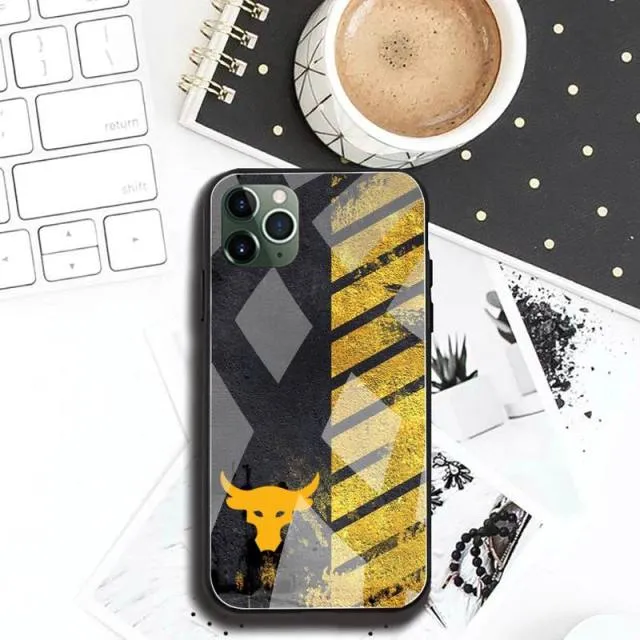 The Rock Dwayne Johnson UA Phone Case Tempered Glass For iPhone