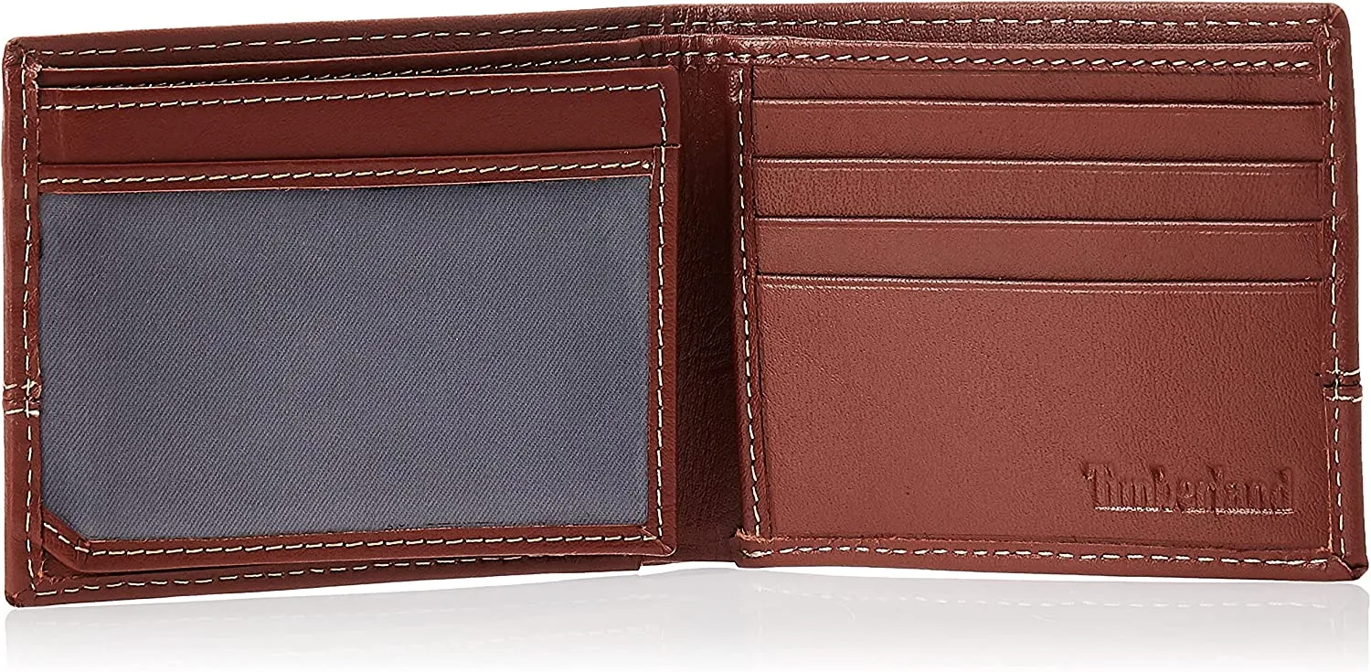 Timberland Leather D67010/35 Passcase Bifold Wallet
