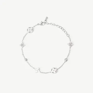 Tiny Silver Cervantes Bracelet