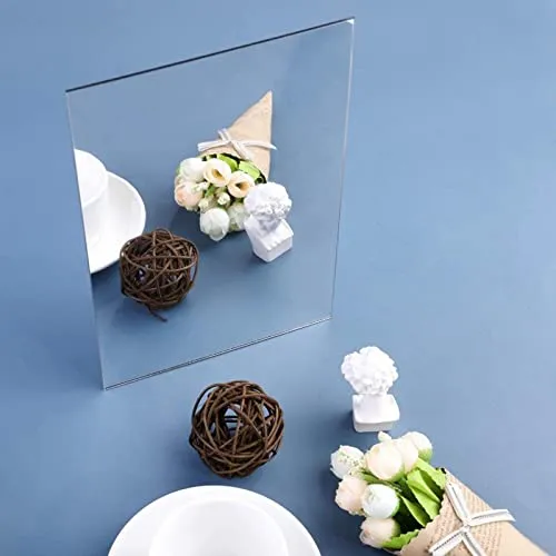 TOG 4 Pieces Wall Stickers Mirror Wall Mirror Tiles Sticky for Background Gym 15cmx25cm'|Home & Garden| Home Decor| Decals, Stickers & Vinyl Art'