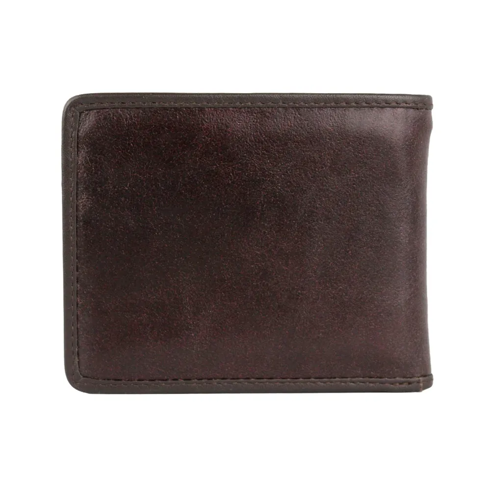 Tommy Hilfiger Men's 31TL22014 Premium Leather Flip ID Passcase Wallet