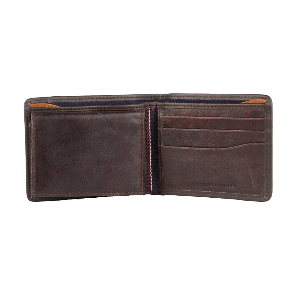 Tommy Hilfiger Men's 31TL22014 Premium Leather Flip ID Passcase Wallet