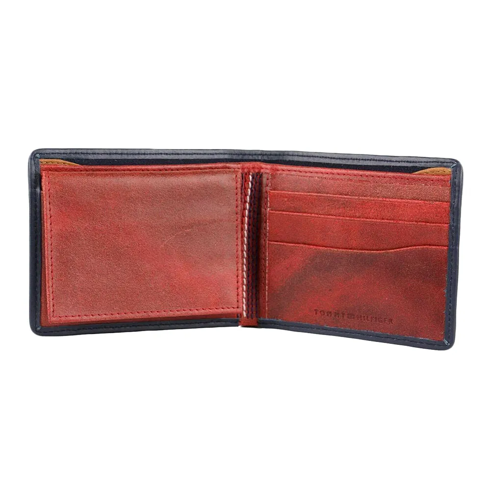 Tommy Hilfiger Men's 31TL22014 Premium Leather Flip ID Passcase Wallet