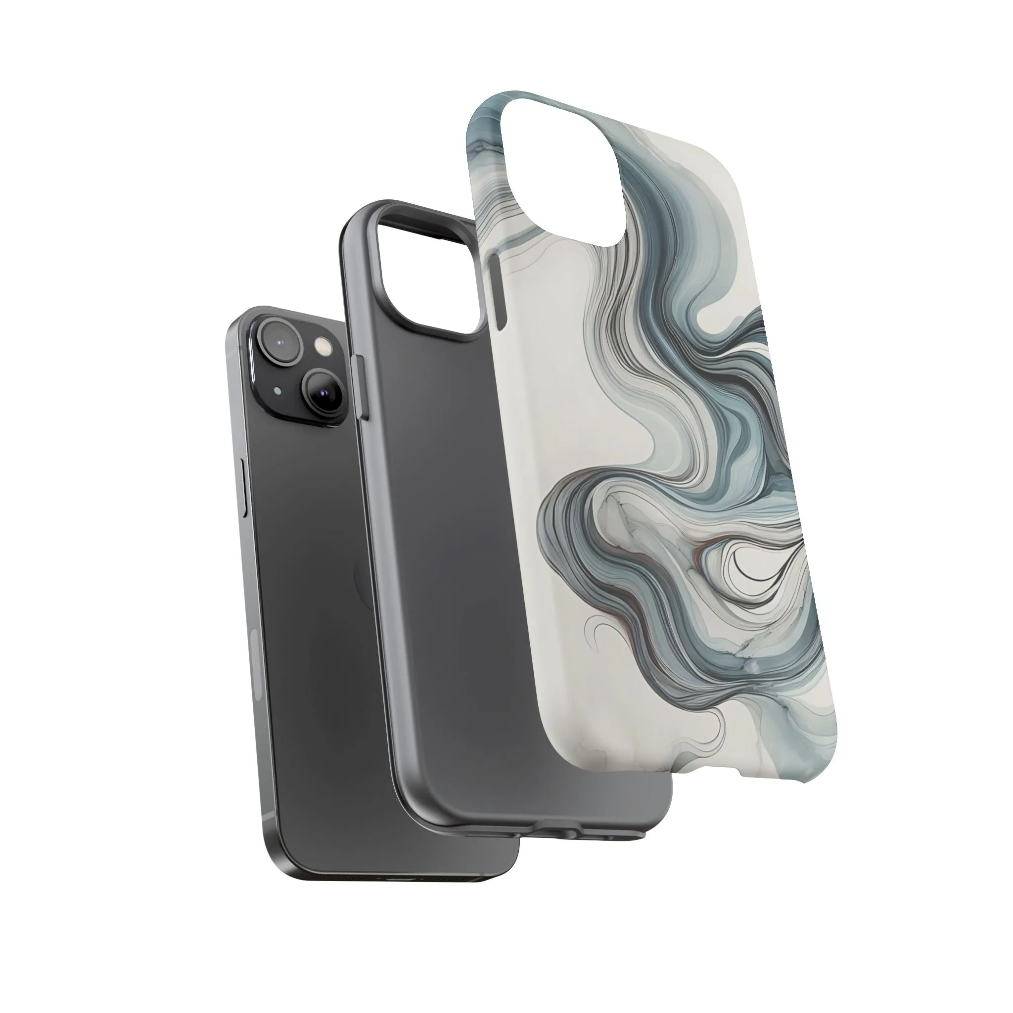 Traditional marbling art pastel tonesTough Cases