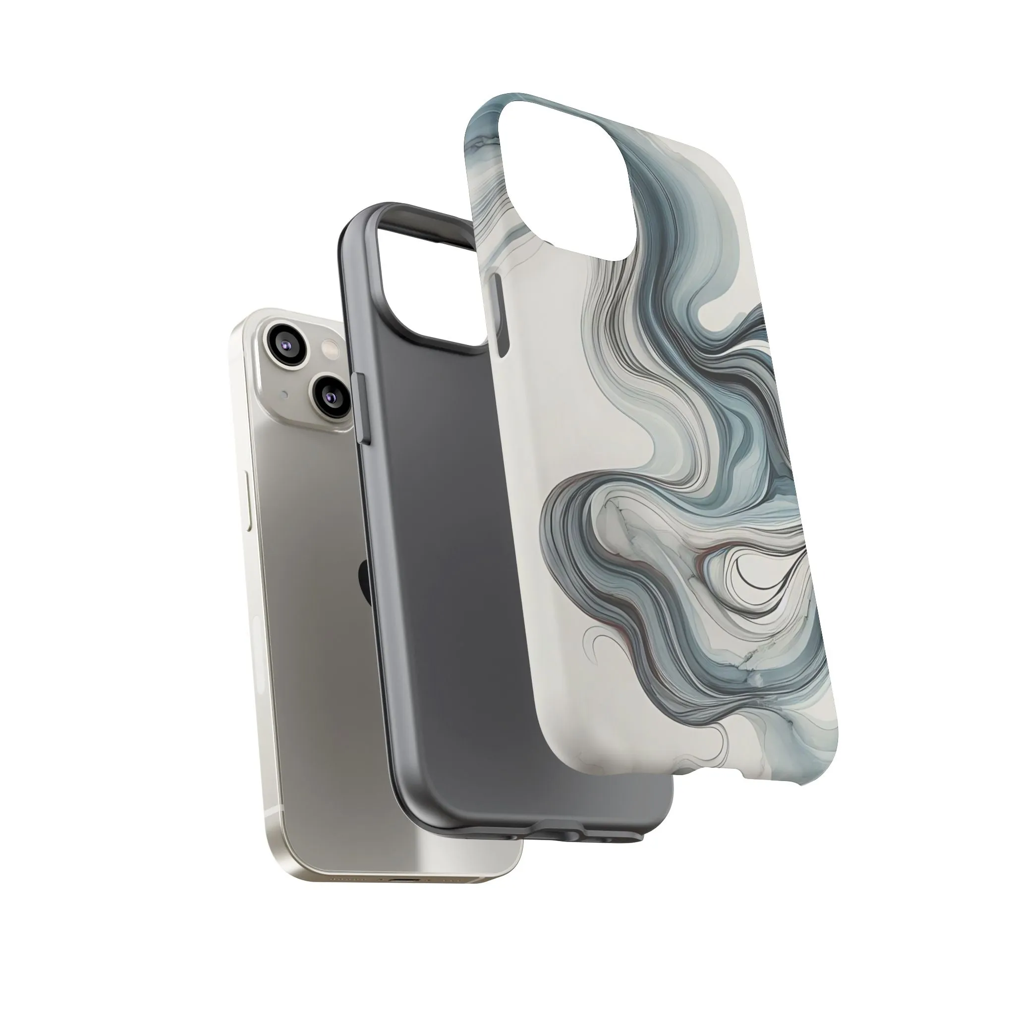 Traditional marbling art pastel tonesTough Cases