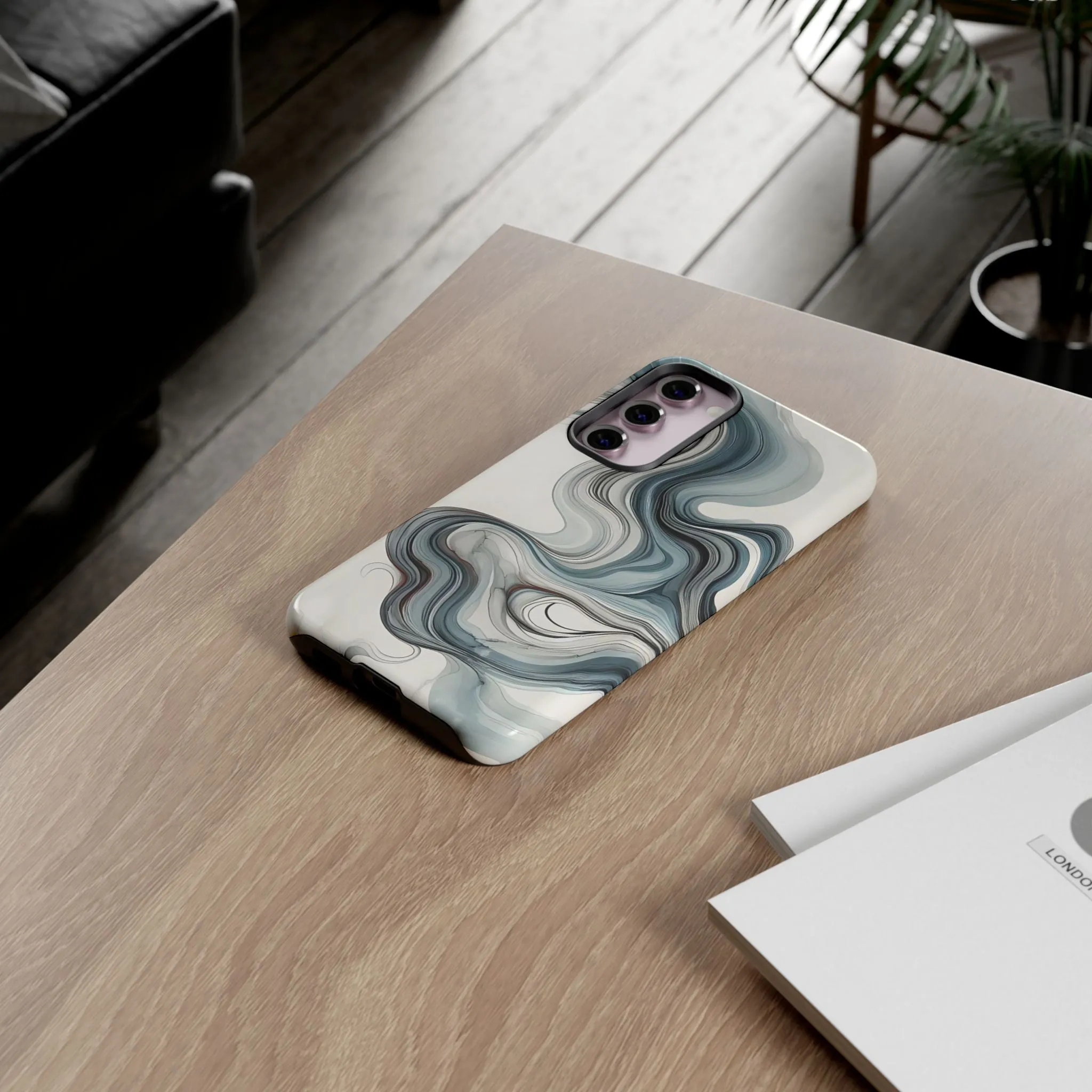 Traditional marbling art pastel tonesTough Cases