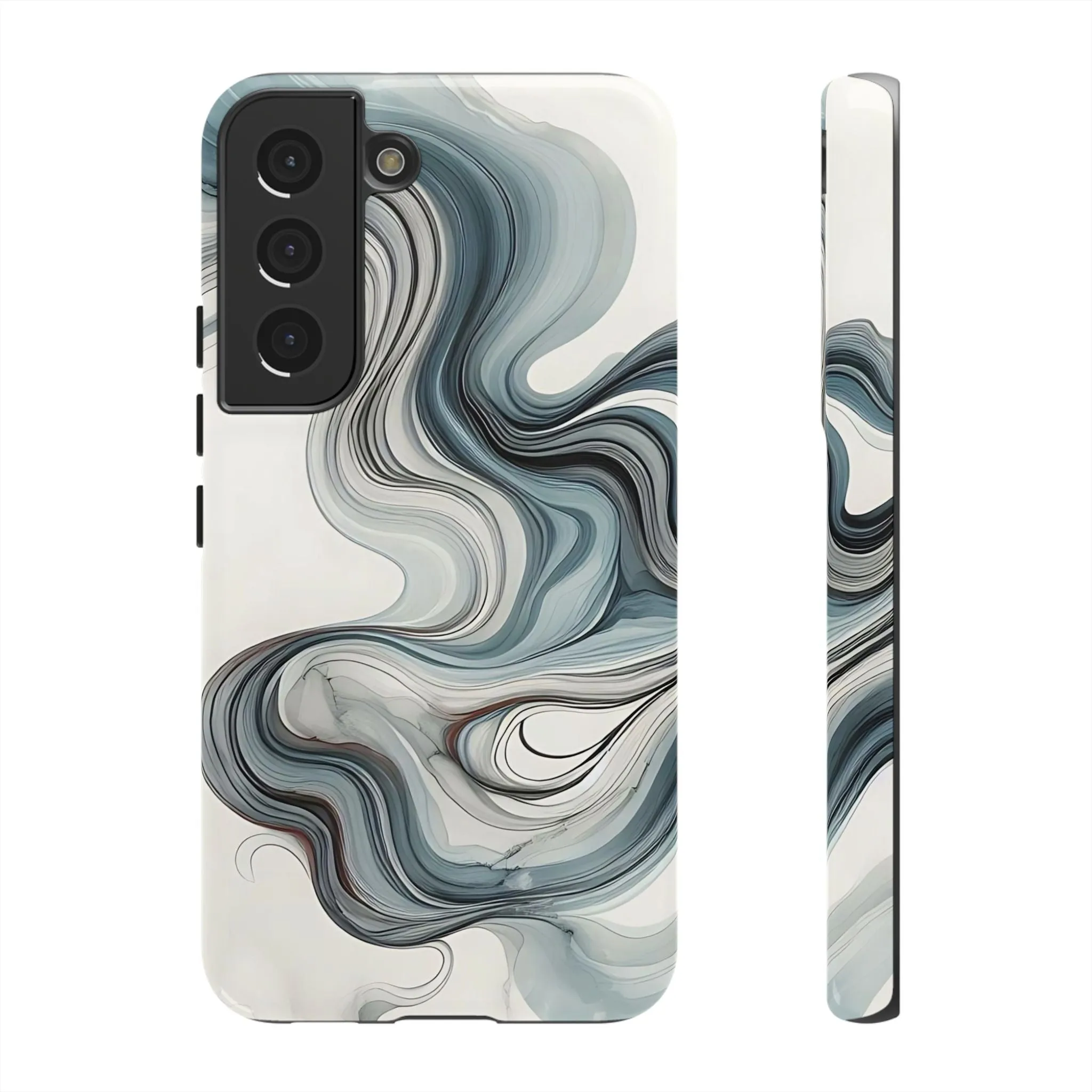 Traditional marbling art pastel tonesTough Cases