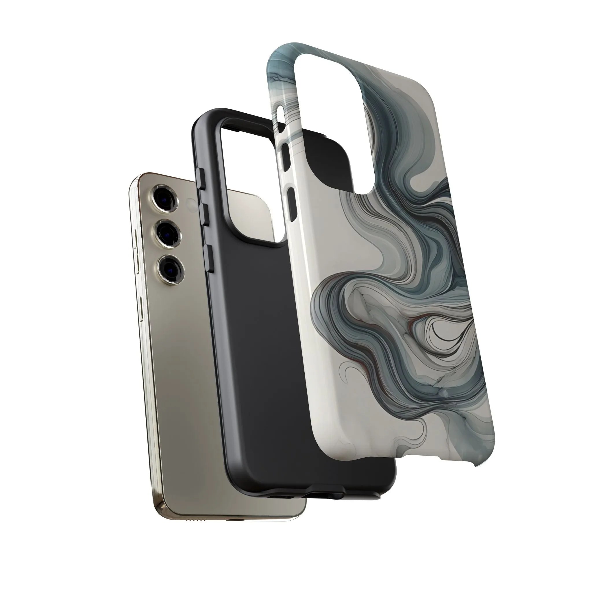 Traditional marbling art pastel tonesTough Cases