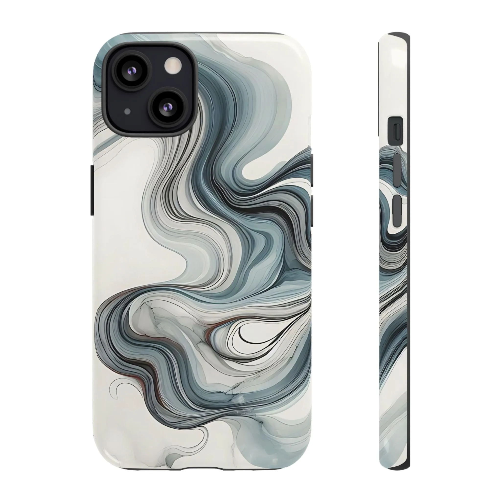 Traditional marbling art pastel tonesTough Cases