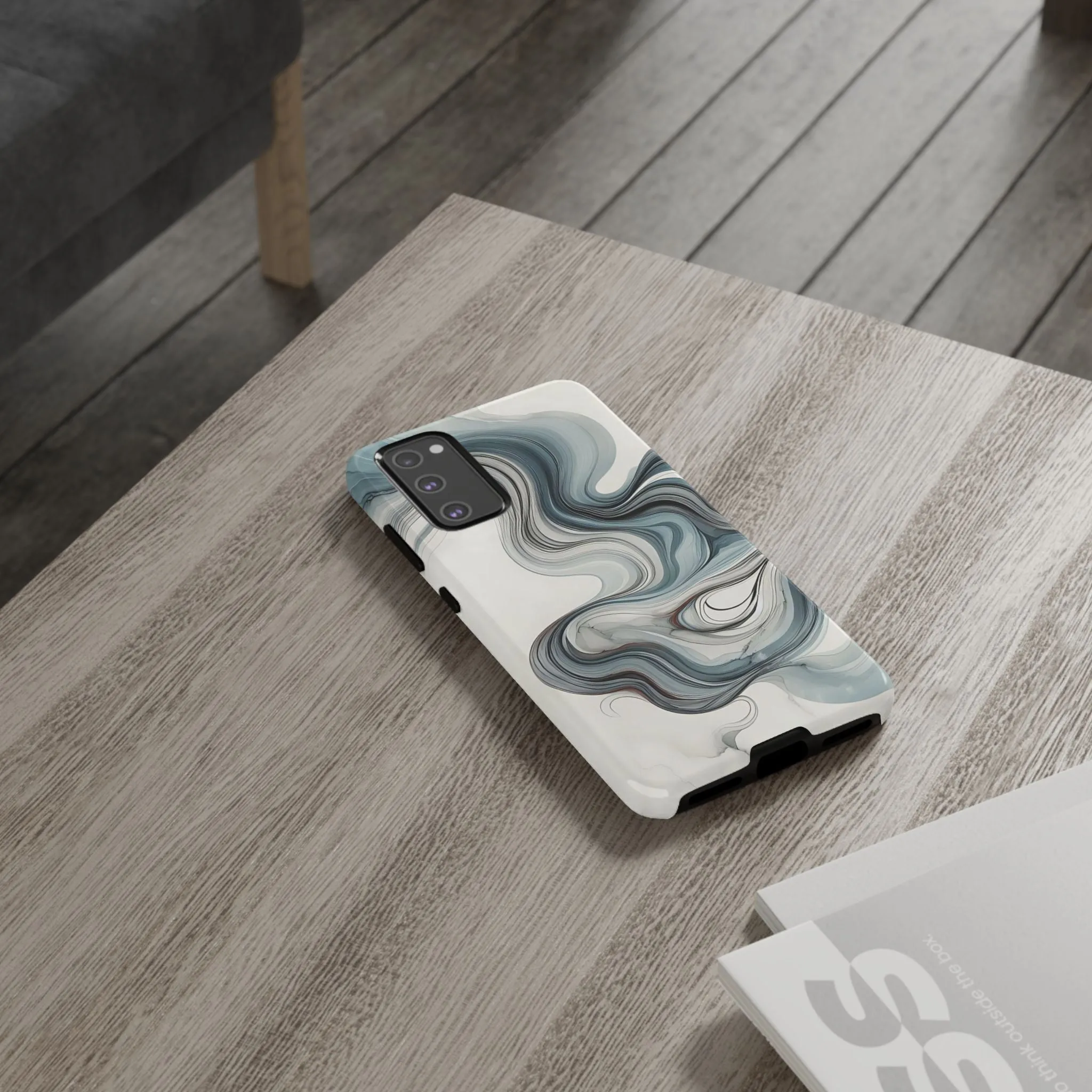 Traditional marbling art pastel tonesTough Cases