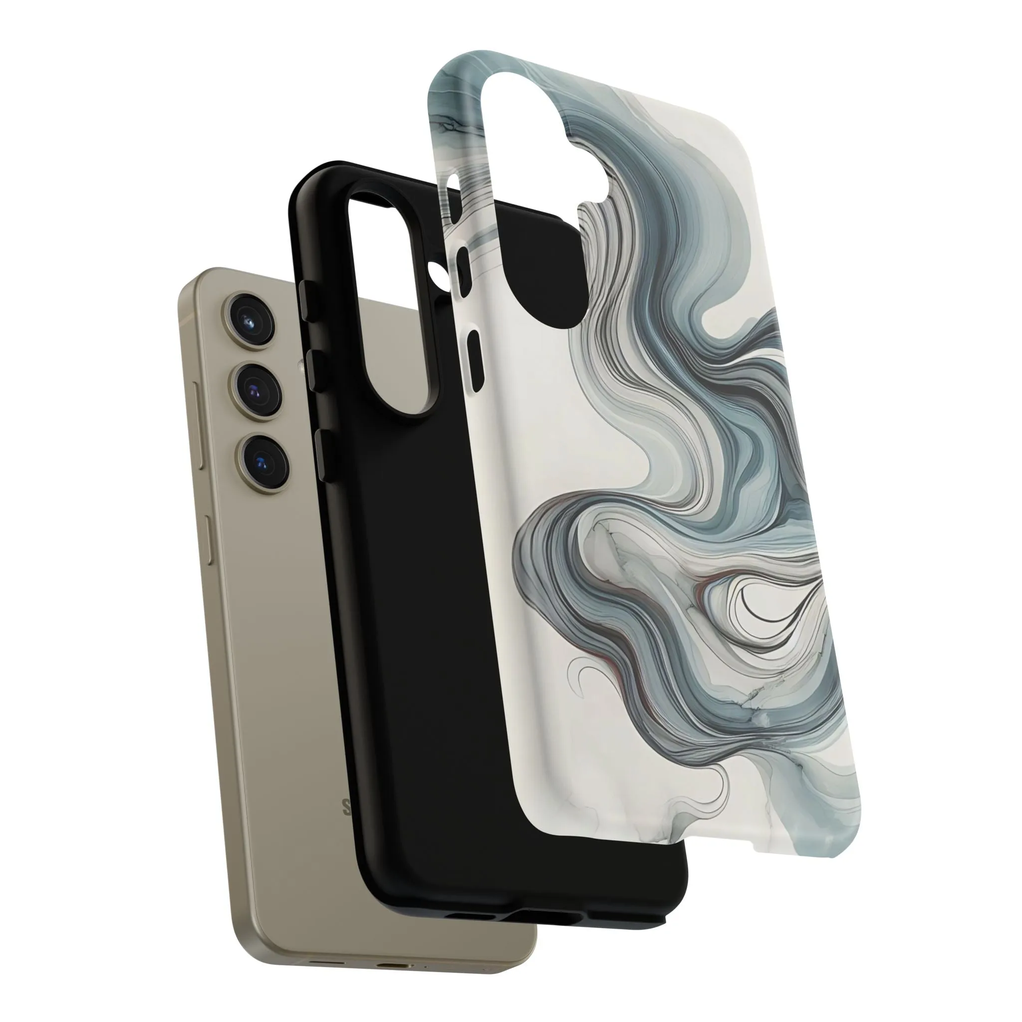 Traditional marbling art pastel tonesTough Cases