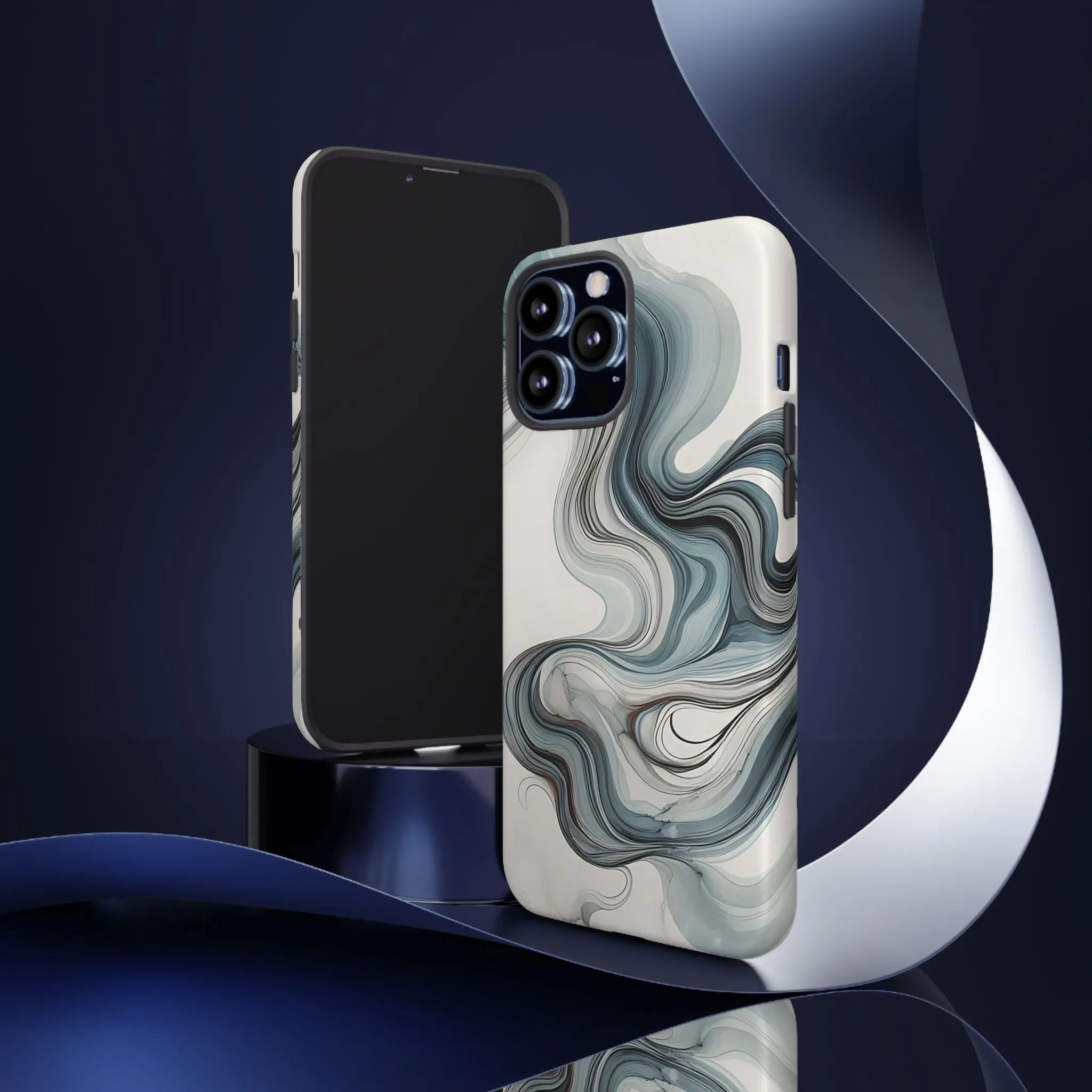 Traditional marbling art pastel tonesTough Cases