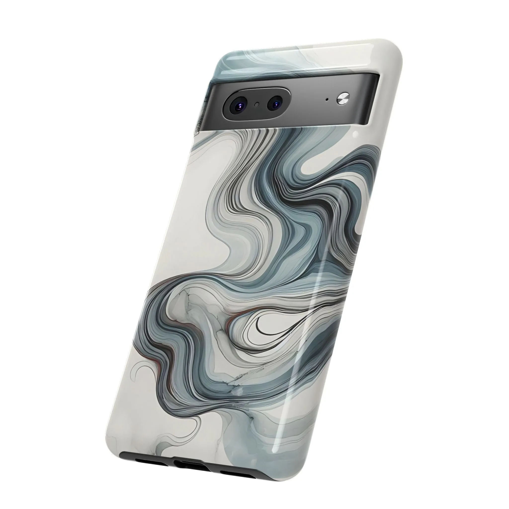 Traditional marbling art pastel tonesTough Cases