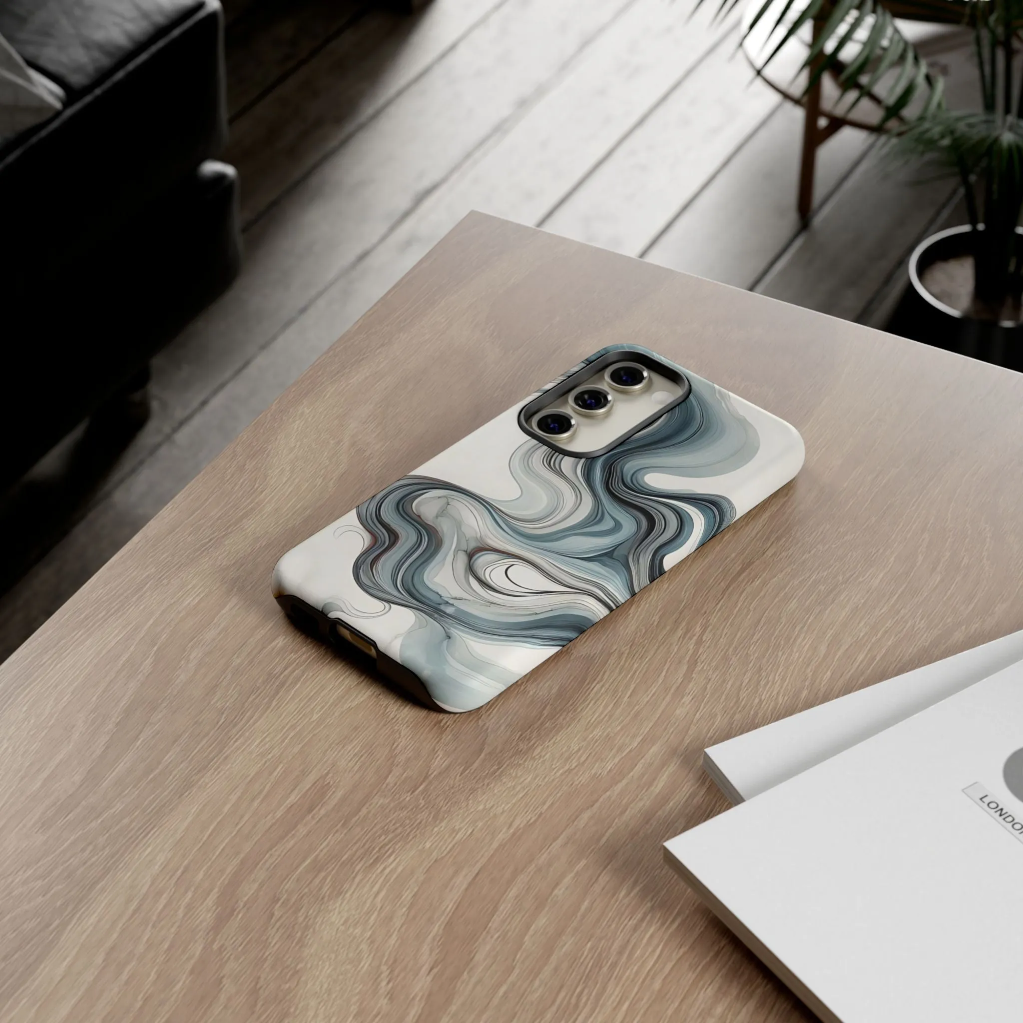 Traditional marbling art pastel tonesTough Cases