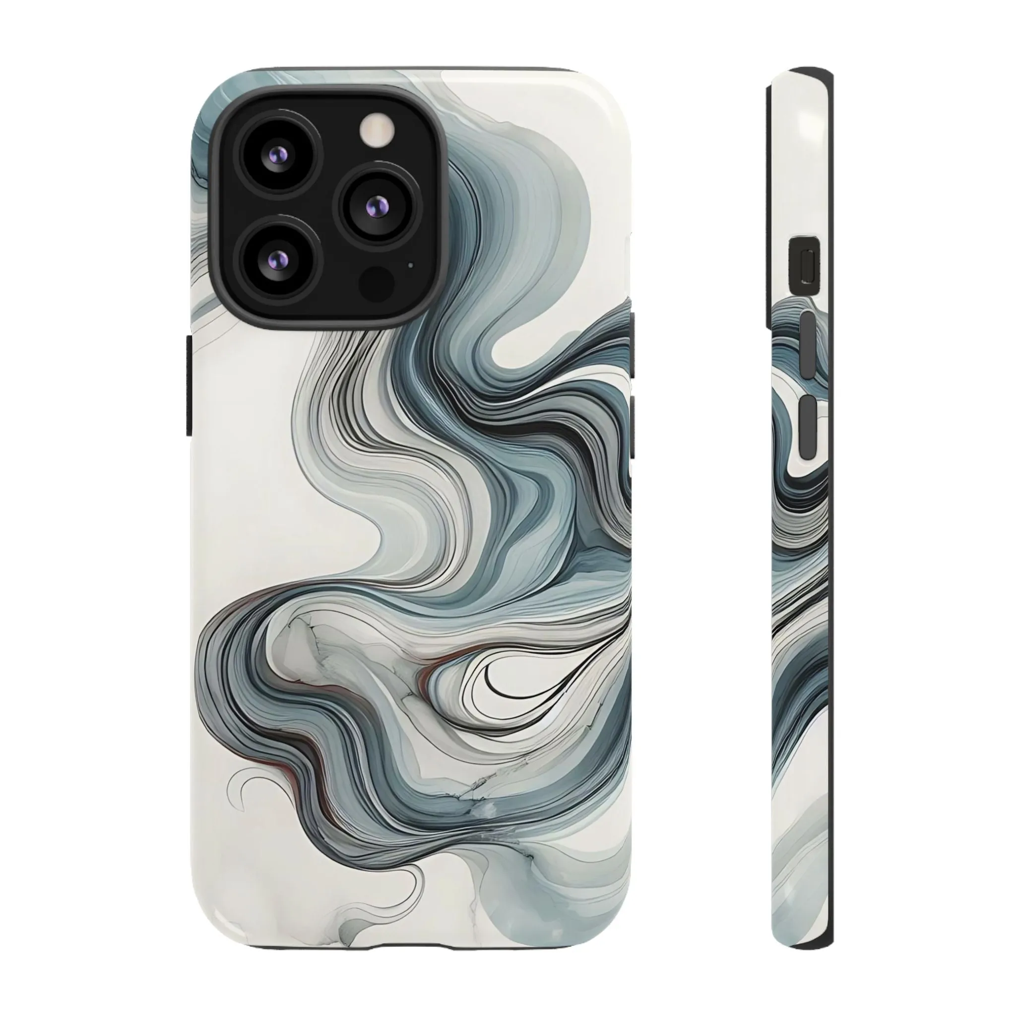 Traditional marbling art pastel tonesTough Cases