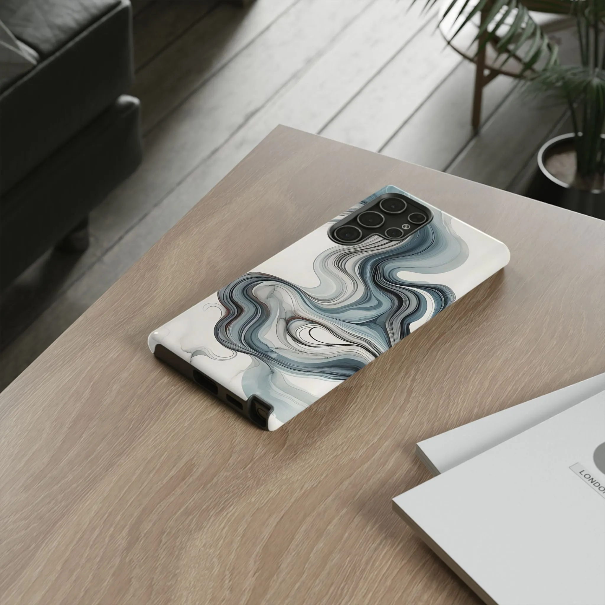 Traditional marbling art pastel tonesTough Cases