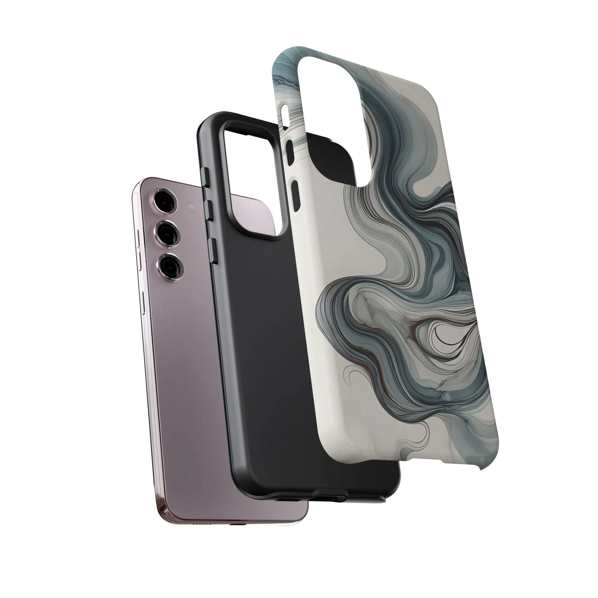 Traditional marbling art pastel tonesTough Cases