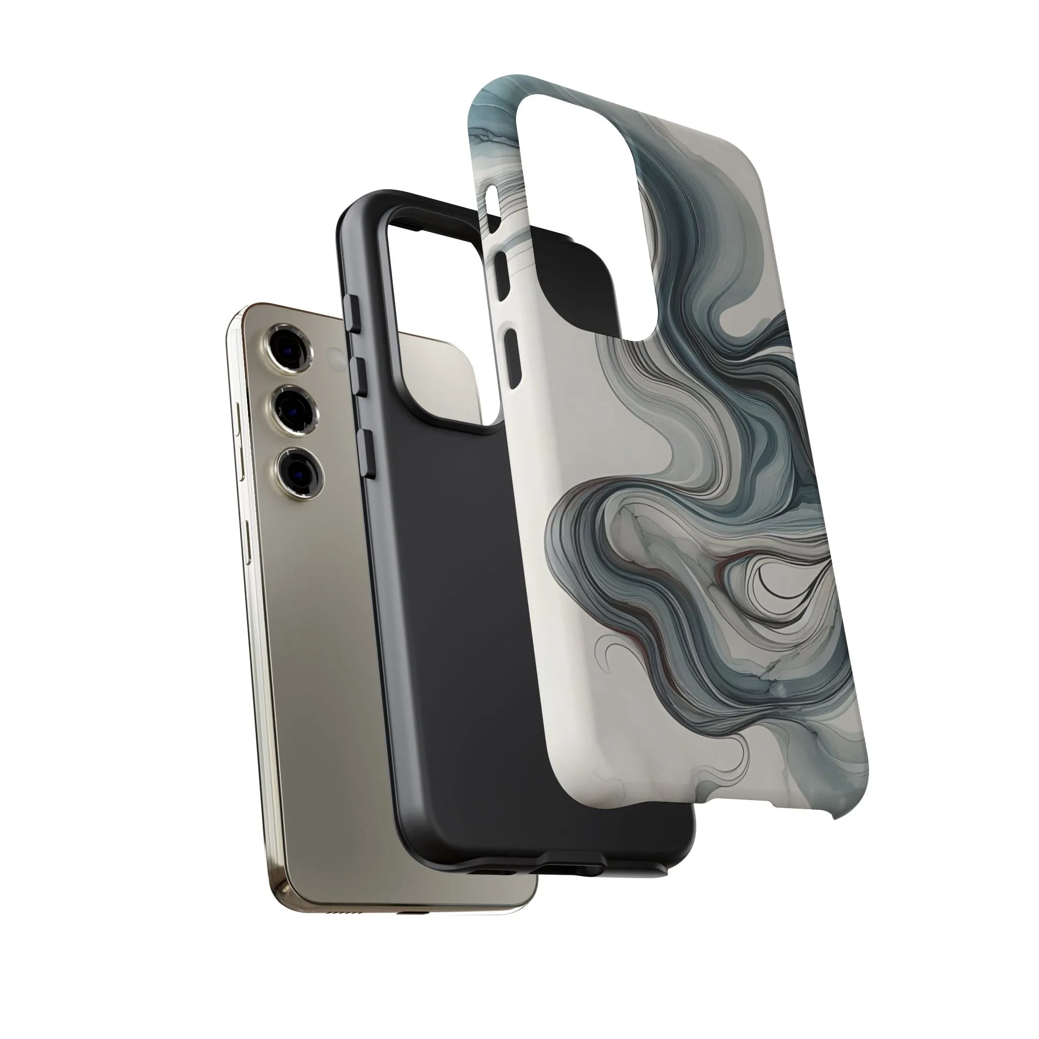 Traditional marbling art pastel tonesTough Cases