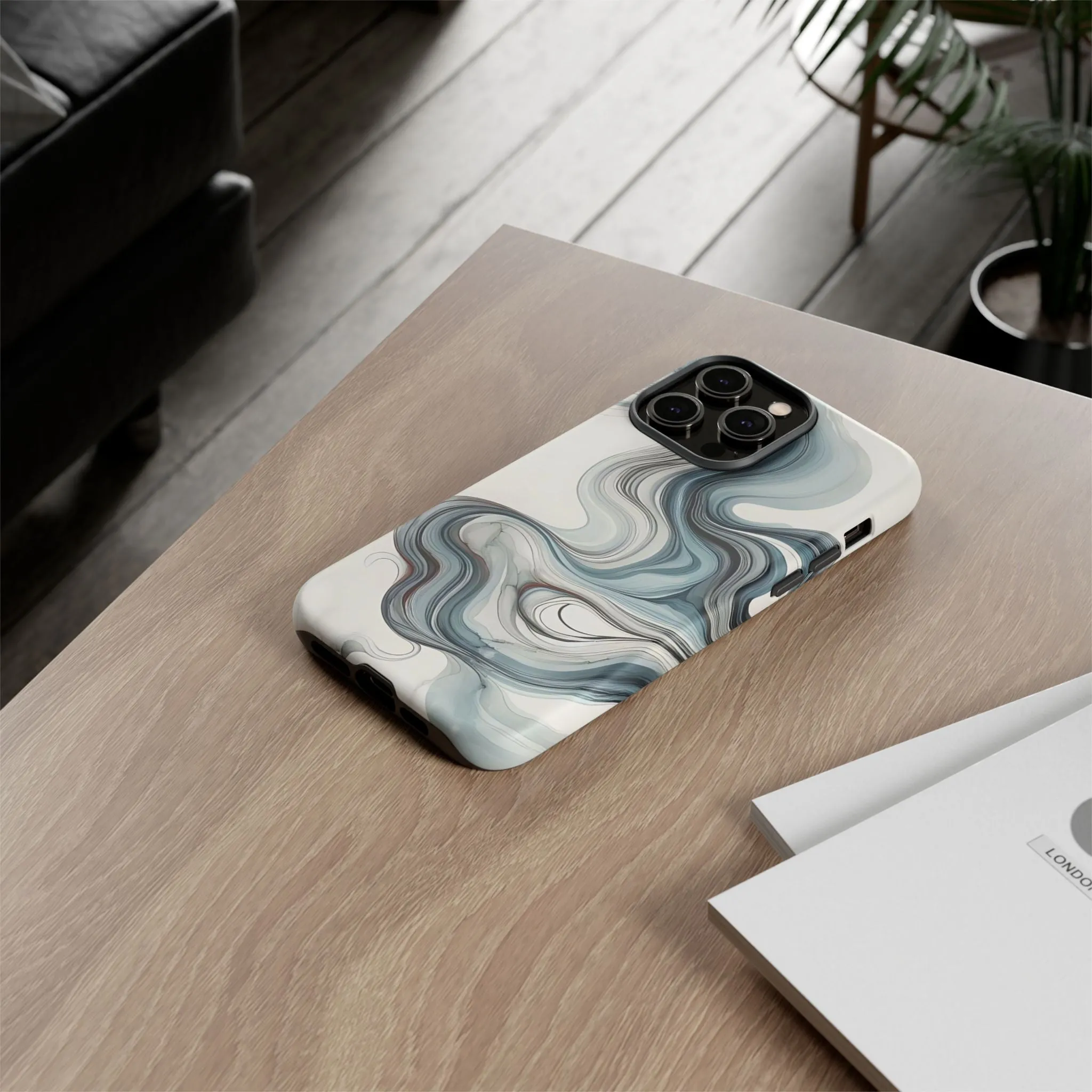 Traditional marbling art pastel tonesTough Cases