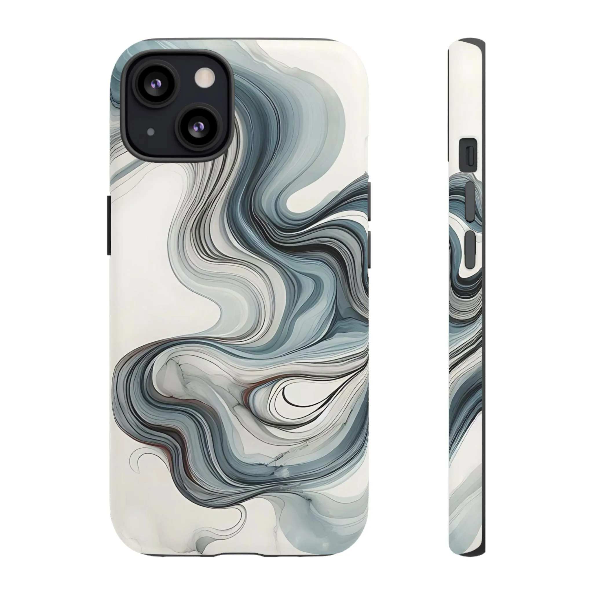 Traditional marbling art pastel tonesTough Cases