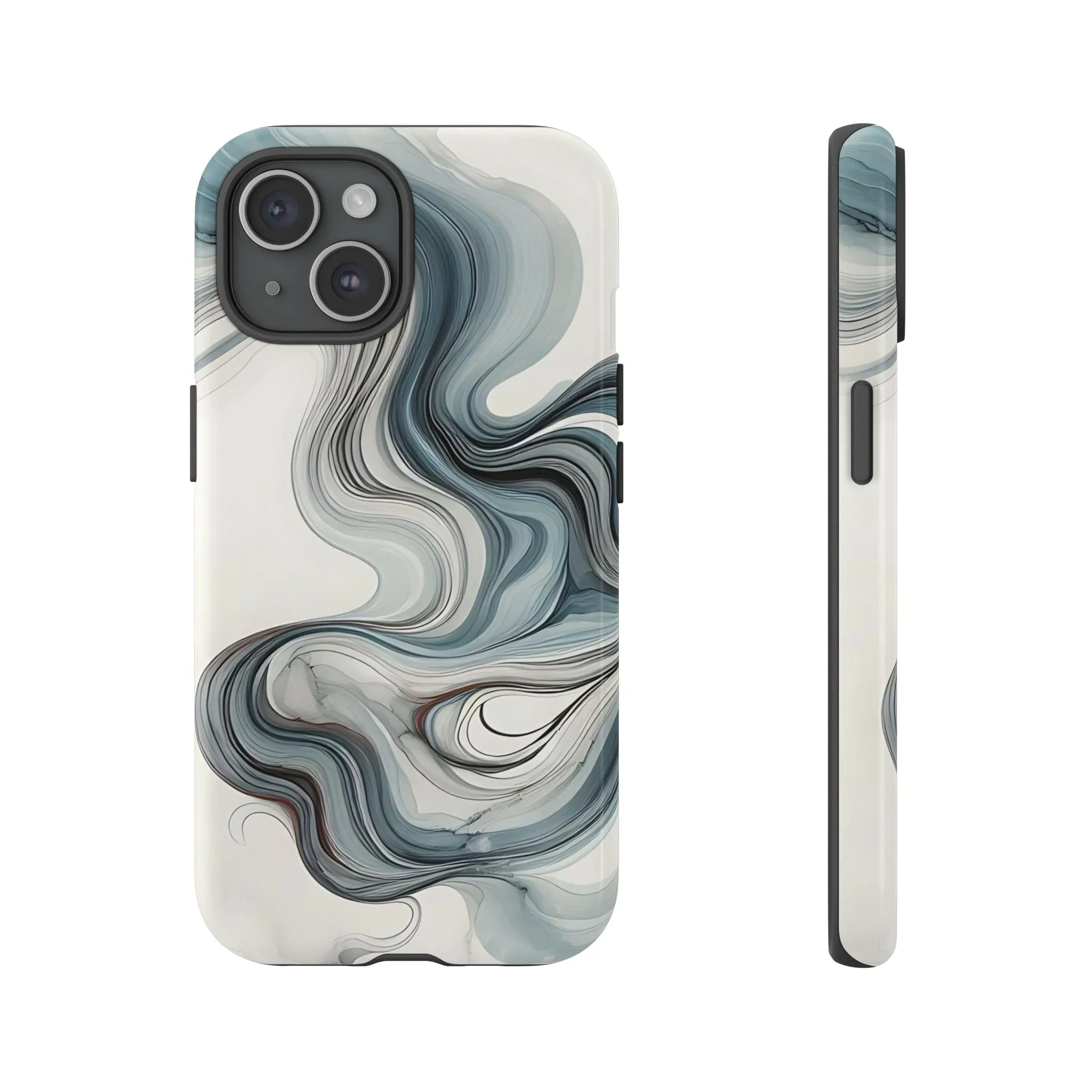 Traditional marbling art pastel tonesTough Cases