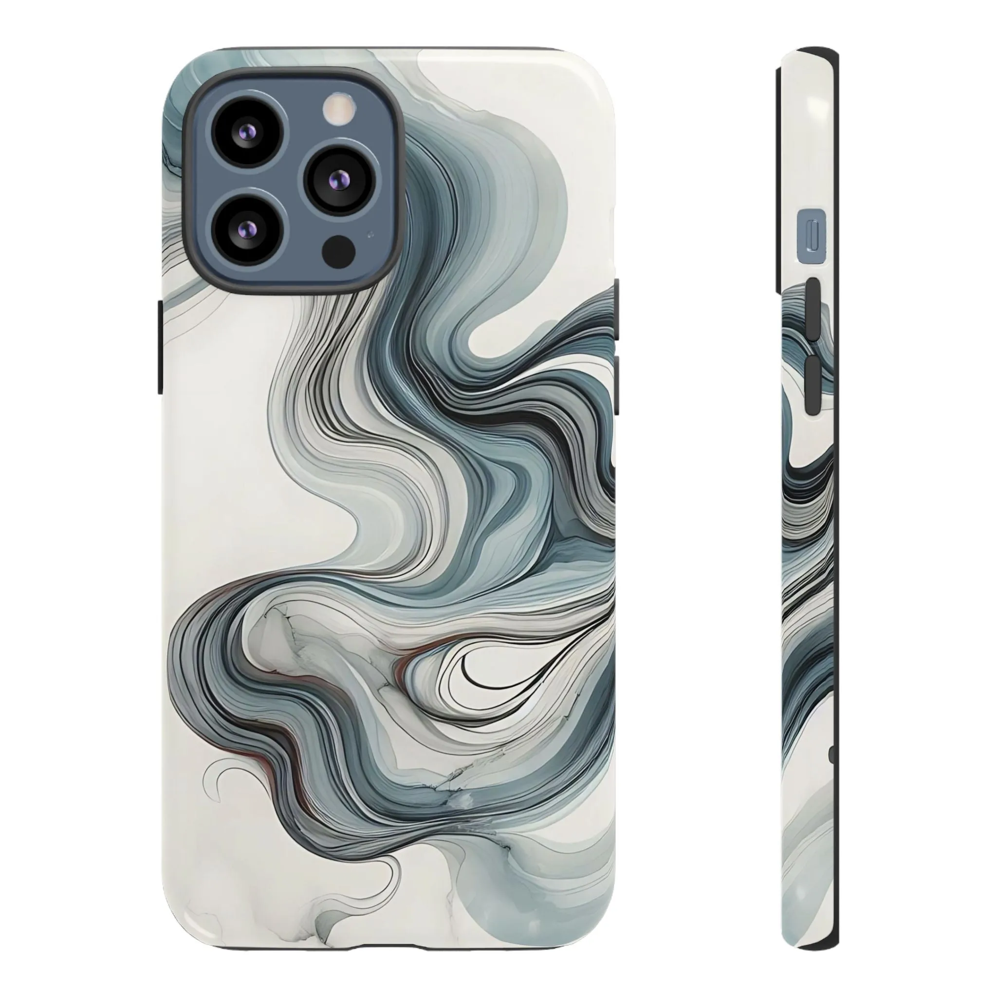 Traditional marbling art pastel tonesTough Cases