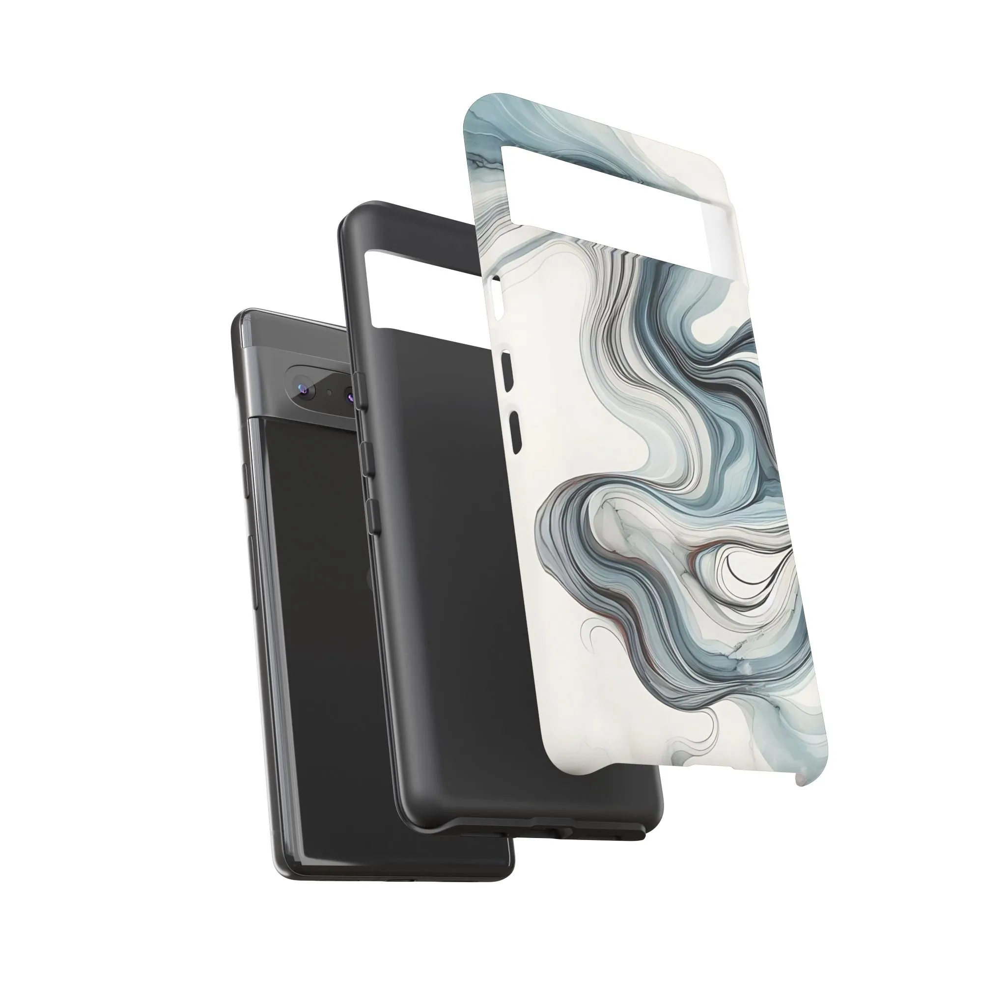 Traditional marbling art pastel tonesTough Cases