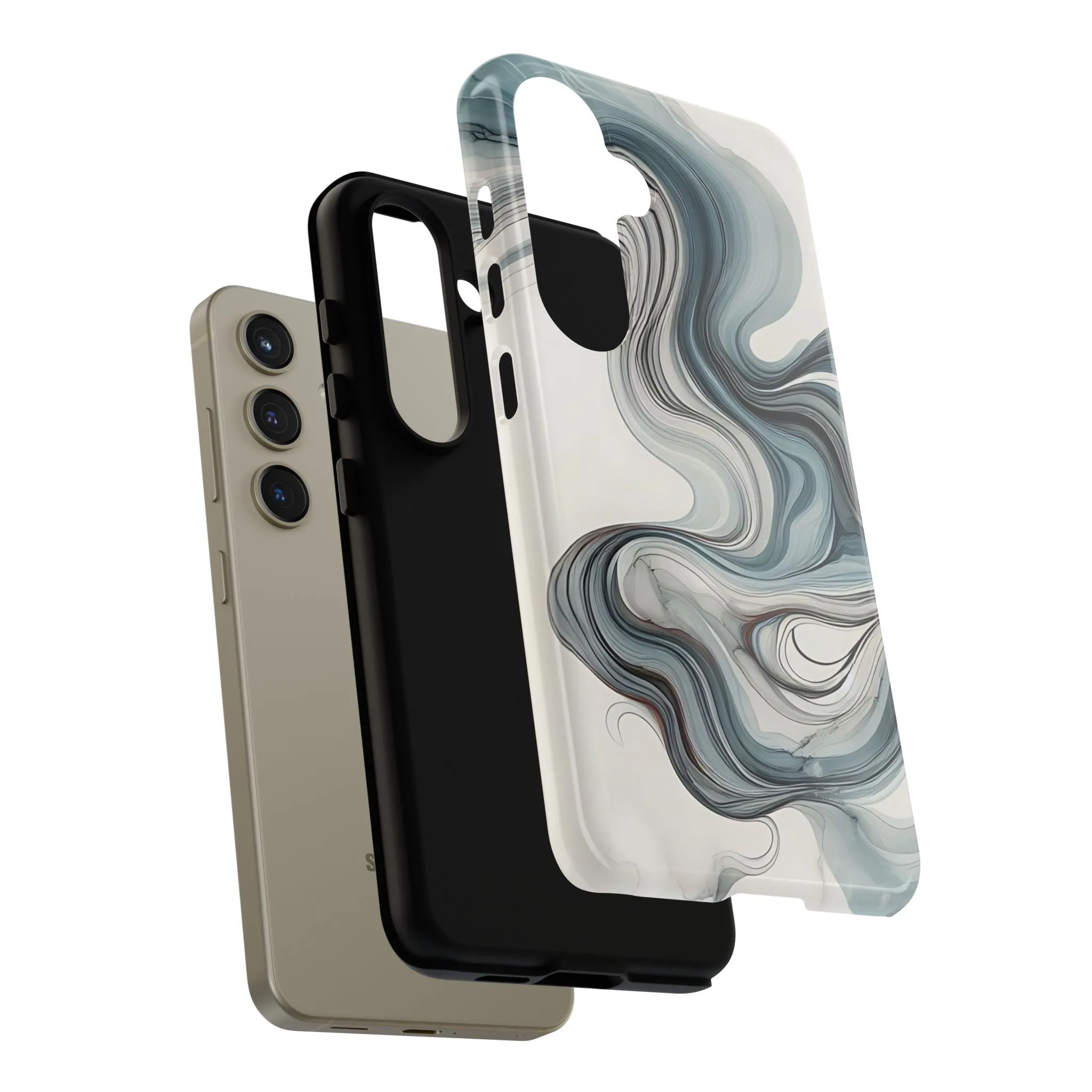 Traditional marbling art pastel tonesTough Cases