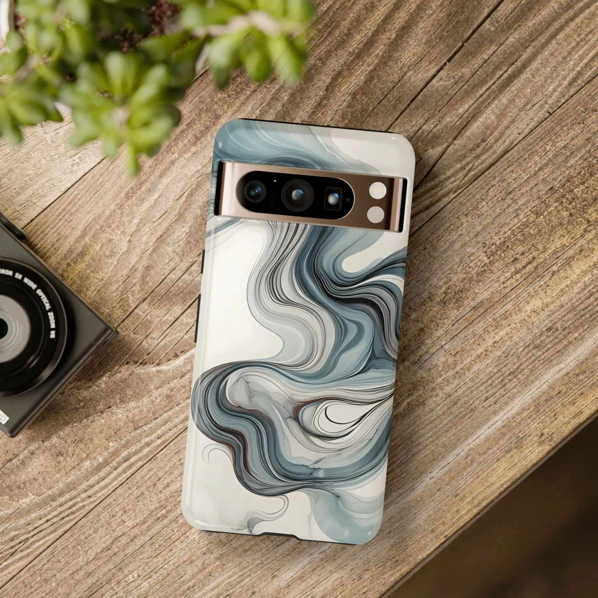 Traditional marbling art pastel tonesTough Cases