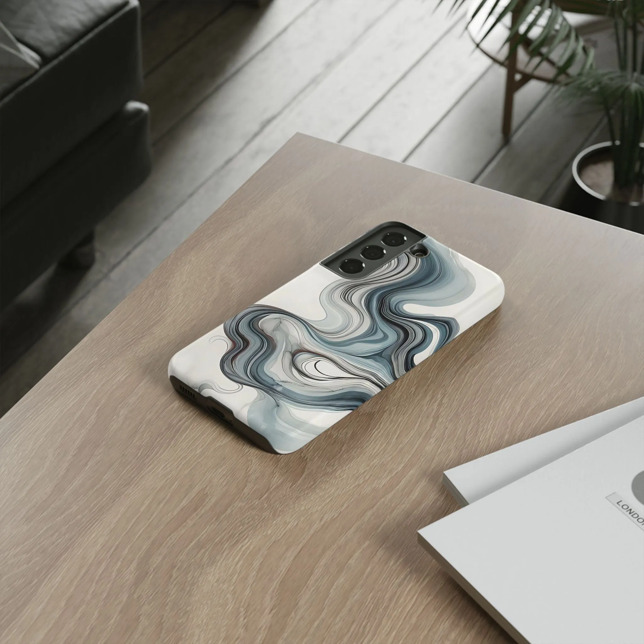 Traditional marbling art pastel tonesTough Cases