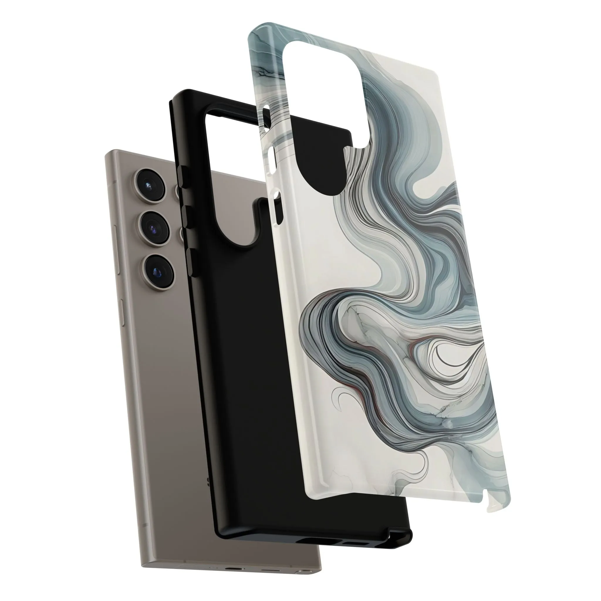 Traditional marbling art pastel tonesTough Cases