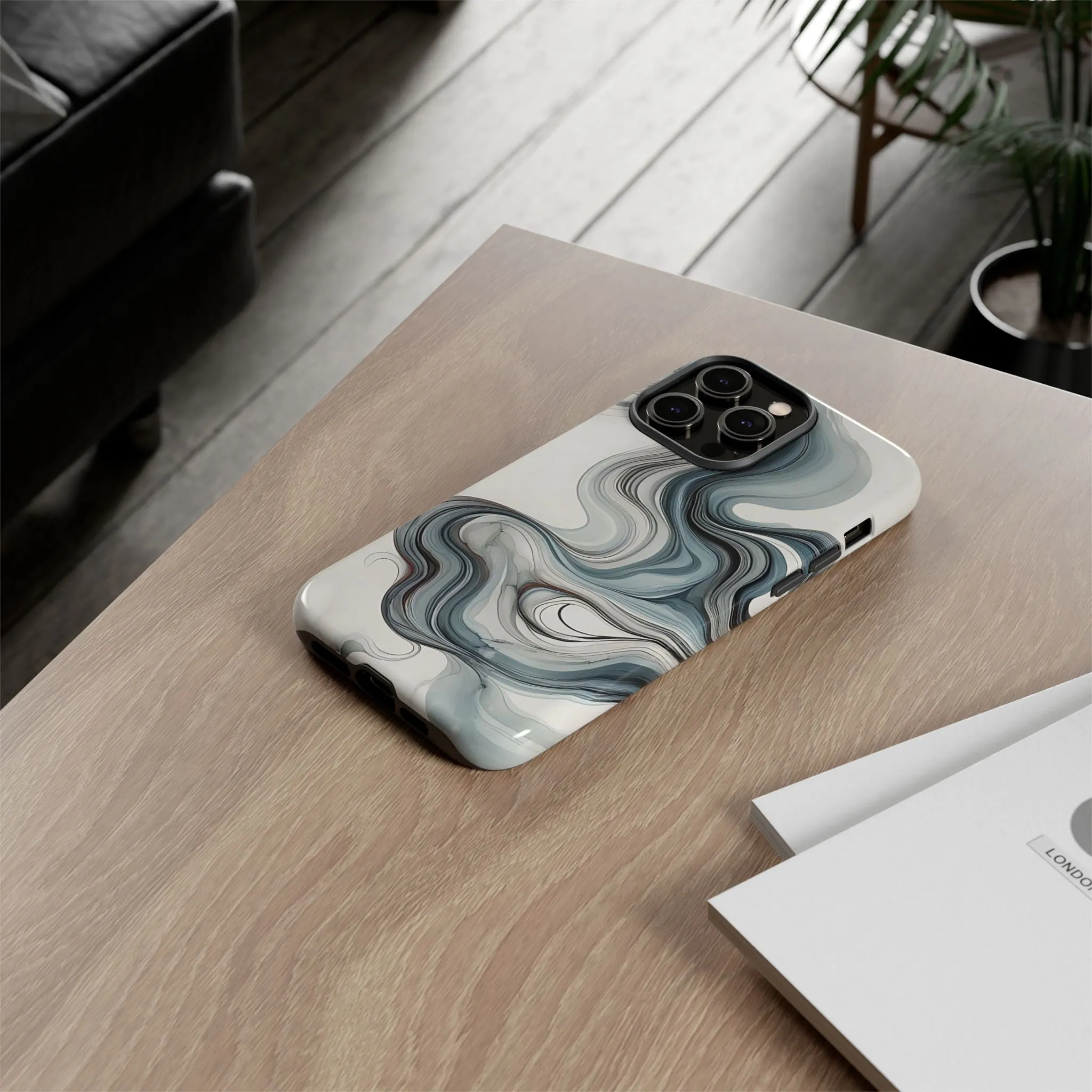 Traditional marbling art pastel tonesTough Cases