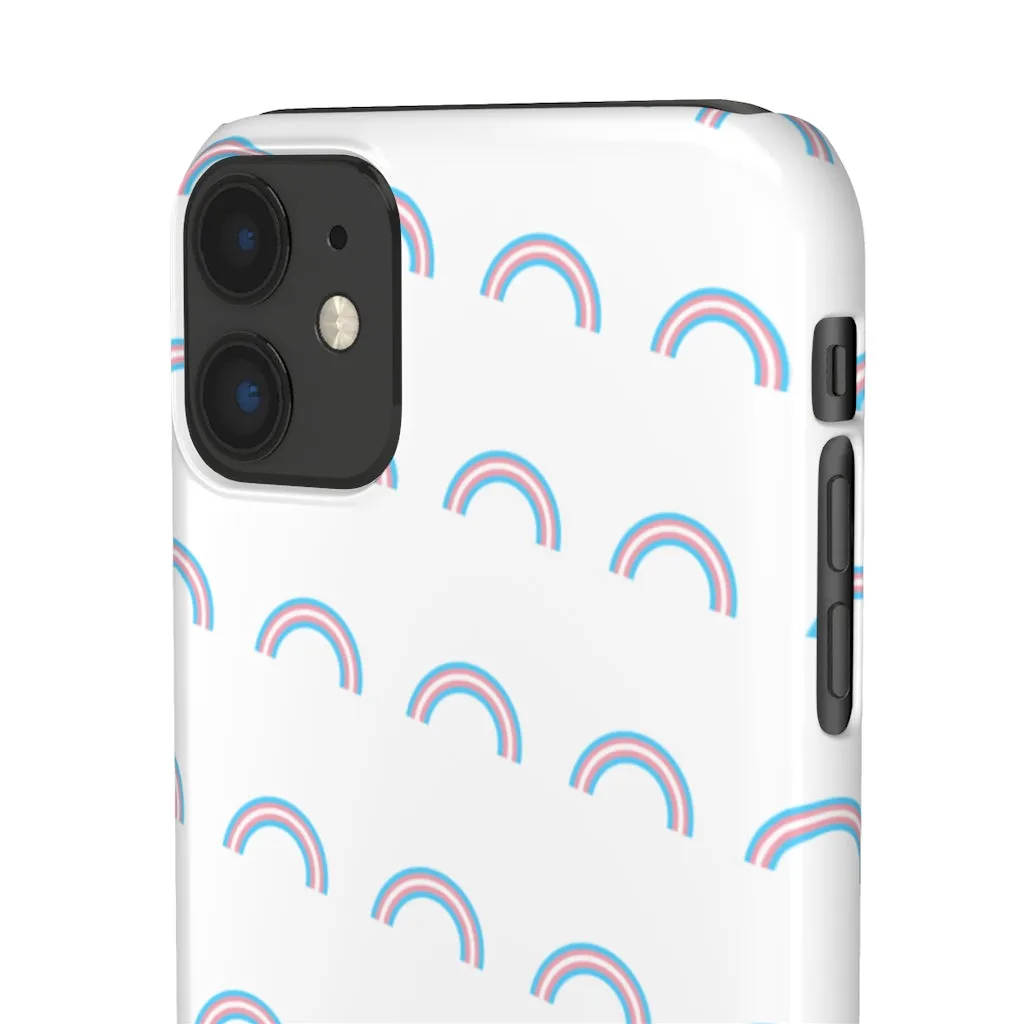 Trans Rainbow Phone Case For Apple & Samsung
