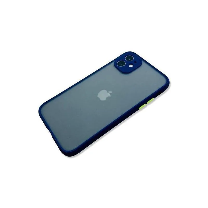 Translucent Frosted Case for iPhone 12 Mini - Blue