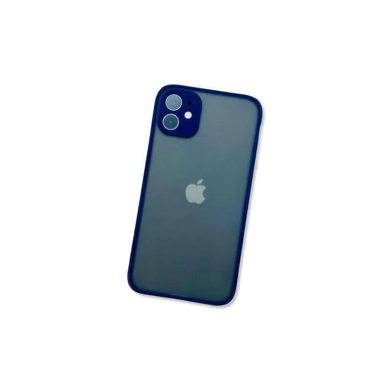 Translucent Frosted Case for iPhone 12 Mini - Blue