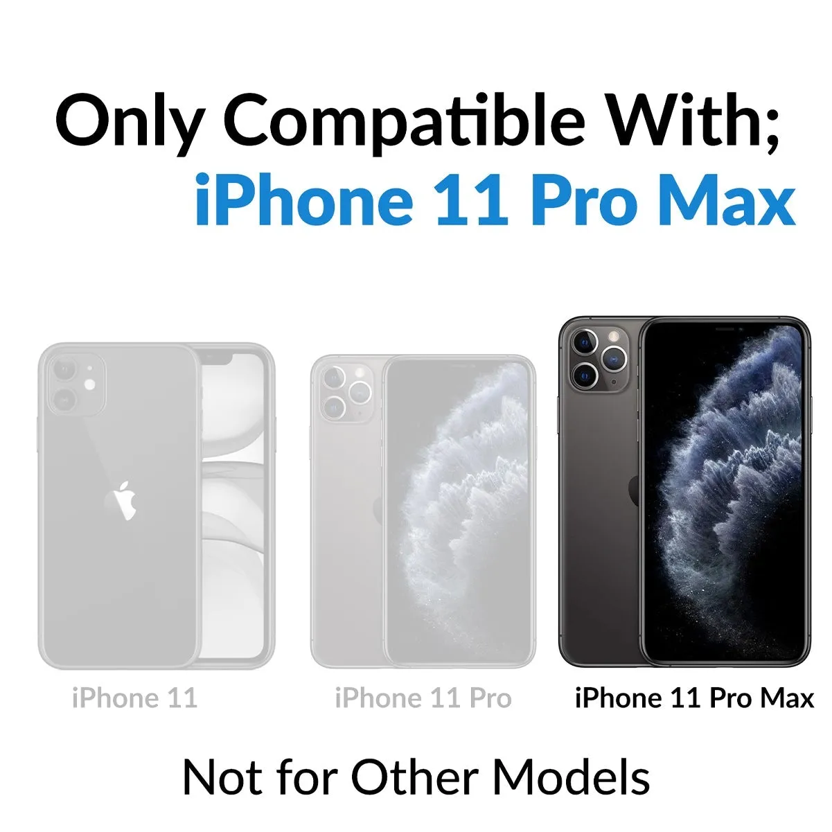 Transparent Silicone Case Cover For iPhone 11 Pro Max-Gold